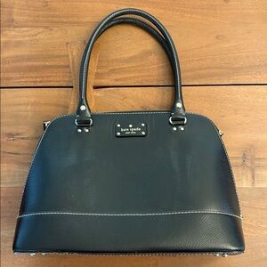 Kate Spade Black Leather Satchel